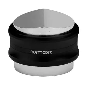 Normcore 2-in-1 Coffee Distributor & Tamper, Dual-Head Espresso Leveler with Built-in Spring Adjustable Depth, Fits 58mm Portafilter for Baristas and Home Use