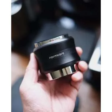 Normcore 2-in-1 Coffee Distributor & Tamper, Dual-Head Espresso Leveler with Built-in Spring Adjustable Depth, Fits 58mm Portafilter for Baristas and Home Use