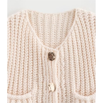 Keeliya Women's Style-Forward Sweater Vest with Buttons