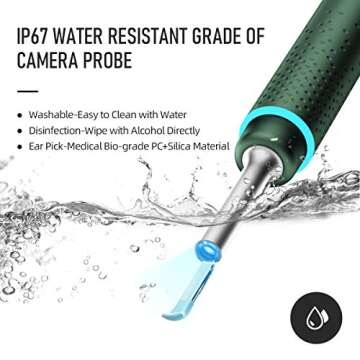 BEBIRD Otoscope Wireless Ear Cleaner 1080P FHD Camera