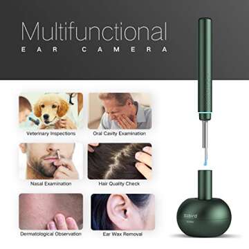 BEBIRD Otoscope Wireless Ear Cleaner 1080P FHD Camera