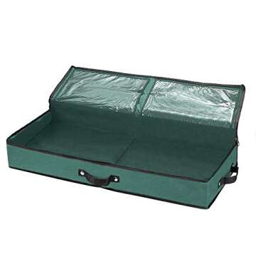 Primode Wrapping Paper Storage Container | Under Bed Gift Wrap Organizer for 30 Inch Rolls | 31”x1...