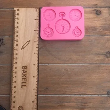 Pocket Watch and Clock Silicone Mold for Creative Baking