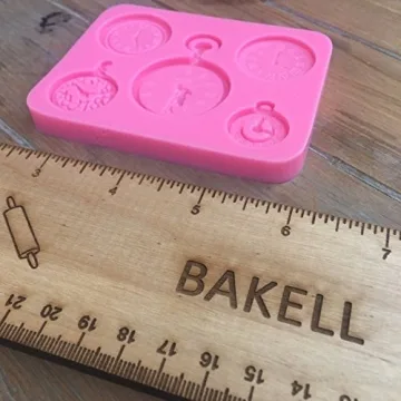 Pocket Watch and Clock Silicone Mold for Creative Baking
