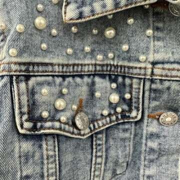 Gemini Fusion Baby Kid Toddler & Little Girls Pearl Blue Denim Jacket