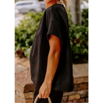 Chic SeeLuNa Women's 2 Piece Textured Sweatsuit