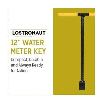Durable LOSTRONAUT Water Meter Key for Effortless Plumbing