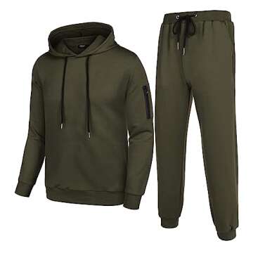 Stylish COOFANDY Men's Tracksuit for Comfort and Performance