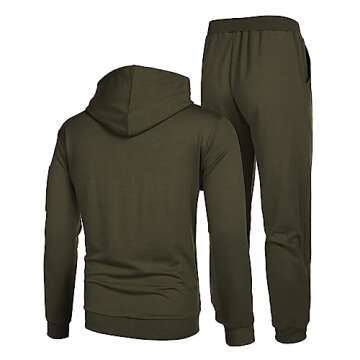 Stylish COOFANDY Men's Tracksuit for Comfort and Performance