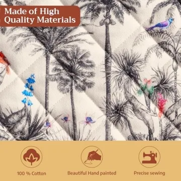 Maison d'Hermine Pot Holders Set Stylish Heat Resistant Potholders 8x8