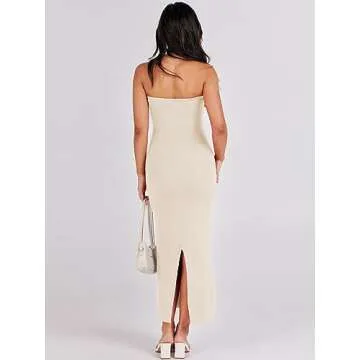 ANRABESS Women’s Strapless Bodycon Dress for Parties