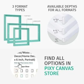 Pixy Canvas Floater Frame for Stunning Artwork Showcase