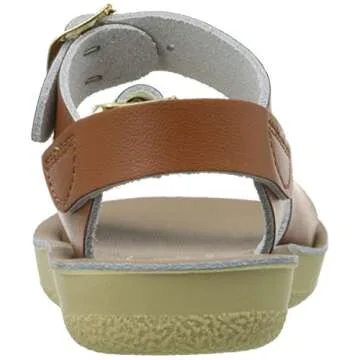 Salt Water Sandals by Hoy Shoe Sun-San-Surfer Sandal,Tan,8 M US Toddler