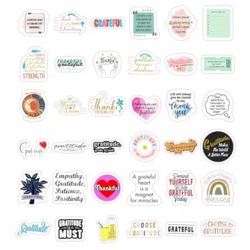 High-Quality BulbaCraft Gratitude Stickers for Everyone