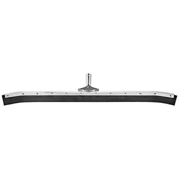 Ettore Curved Industrial Duty Steel Floor Squeegee | 36-Inch Heavy-Duty Scraping Tool