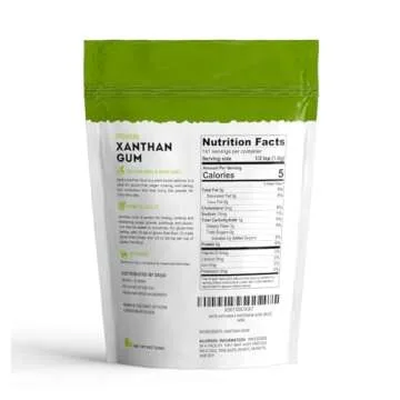 Kate Naturals Xanthan Gum for Baking, Ice Cream & Thickener (8oz, Gluten Free, Food Grade, Skin Care)