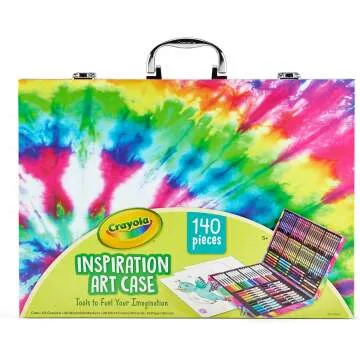 Crayola Art Case Tie-Dye Set for Kids - 140 pcs
