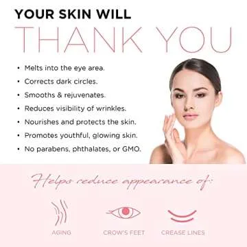 Azure Cosmetics Retinol & Peptides Lifting Eye Serum - Anti Aging, De-Puffing & Revitalizing Dark Circle Corrector - Reduces Wrinkles, Fine Lines & Under Eye Bags - Made in Korea - 30mL / 1 fl.oz.