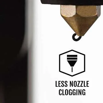 HATCHBOX PA Nylon 3D Printer Filament, Dimensional Accuracy +/- 0.05 mm, 1 kg Spool, 1.75 mm, Black