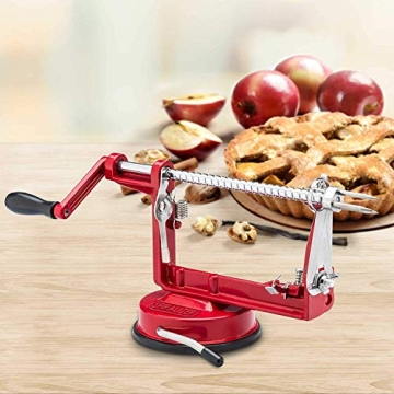 Durable Cast Magnesium Apple and Potato Peeler Corer