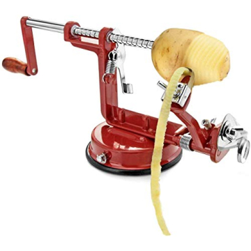 Durable Cast Magnesium Apple and Potato Peeler Corer
