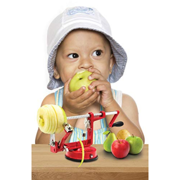 Durable Cast Magnesium Apple and Potato Peeler Corer