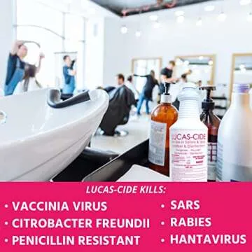 LUCAS-CIDE Disinfectant for Salons, Spas, and Home Cleaning