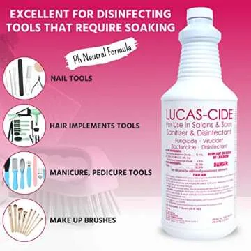 LUCAS-CIDE Disinfectant for Salons, Spas, and Home Cleaning