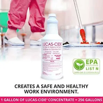 LUCAS-CIDE Disinfectant for Salons, Spas, and Home Cleaning