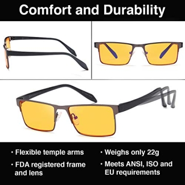GAMMA RAY Blue Light Blocking Orange Glasses