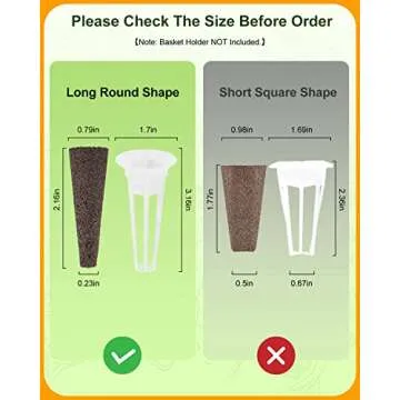 80 PCS Grow Sponges for Hydroponics, Replacement for AeroGarden Seed Pods, Hydroponic Sponges, Root ...