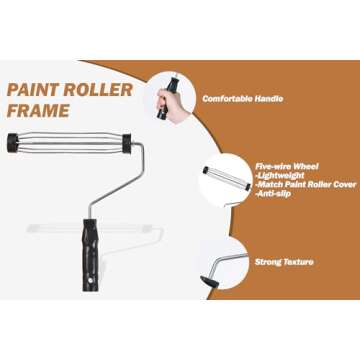 PILOT FISH 17 Pcs Paint Roller Kit for Home Painting