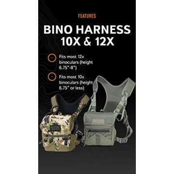Mystery Ranch Bino Harness 10x Binocular Chest Harness Carrier - Foliage