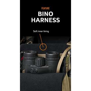 Mystery Ranch Bino Harness 10x Binocular Chest Harness Carrier - Foliage