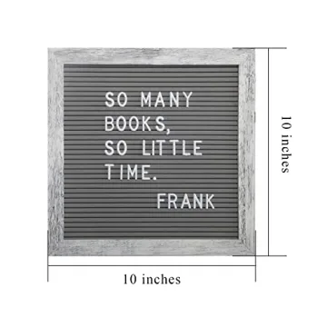 C Crystal Lemon Letter Board with 317 Letters & Frame