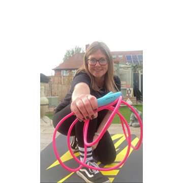 HEREROPE Jump Ropes for Fitness, Adjustable Jump Rope for Women Men, 1/4lb Weighted Jump Rope with 7mm PVC Skipping Rope, No-Slip Grip, Great for Speed, Cardio & Tricks, Strength & Workouts