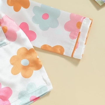 Buy MAINESAKA Baby Girl Satin Pajama Set for Summer Sleepwear