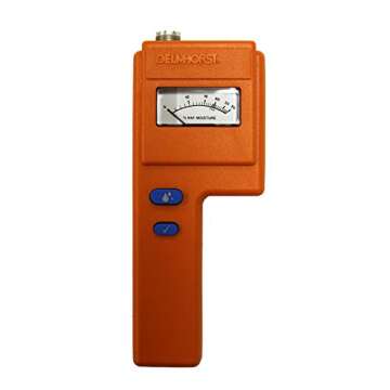 F-6/6-30/18/PKG Analog Hay Moisture Meter Deluxe 18” Package/Includes Meter, 830-3 18” prod, 831 Windrow Probe, H-4 Handle and Carrying case.