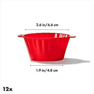 OXO Good Grips Silicone Baking Cups Reusable & Easy Clean