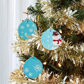 Juvale 48 Pack Wooden Circles for Creative Crafts