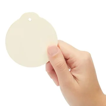 Juvale 48 Pack Wooden Circles for Creative Crafts