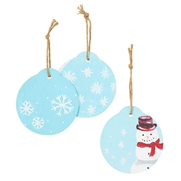 Juvale 48 Pack Wooden Circles for Creative Crafts