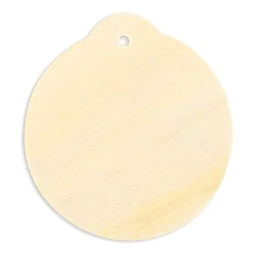 Juvale 48 Pack Wooden Circles for Creative Crafts