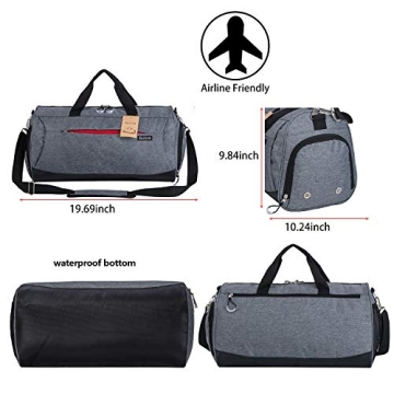 Kuston Sports Gym Bag for Active Lifestyles