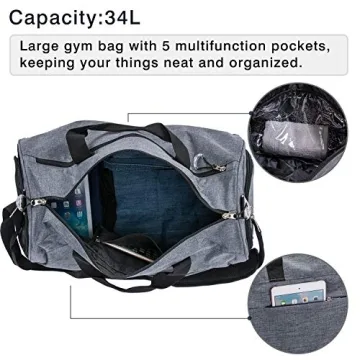 Kuston Sports Gym Bag for Active Lifestyles