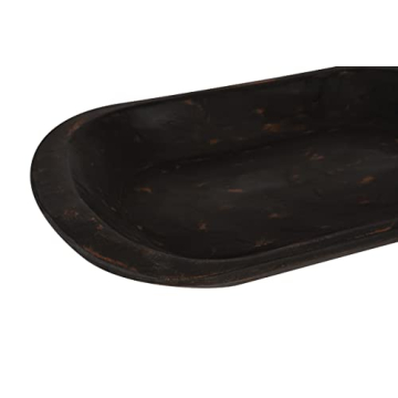 Rustic Wooden Dough Bowl Handmade Unique Decor