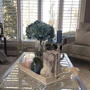 Louiesya Silk Hydrangea Flowers for Home Decor