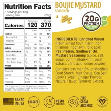 Lenny & Larry's FITZELS Variety Pack, 3 Flavors, 12 Count- Savory Pretzel Snacks Incredibly Tasty, High Protein Salty, Vegan, Kosher 20 g's of Plant Based Protein, 3 oz Each