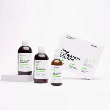 Scandinavian Biolabs Hair Activation Routine for Women - Clinically Tested with Results in 45 Days - Hair Serum for Hair Growth Based on Powerful Ingredients to Reduce Hair Loss, Thicken Thinning Hair