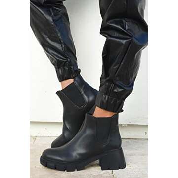 Chic Gihubafuil Women’s Chelsea Boots - Stylish & Comfortable